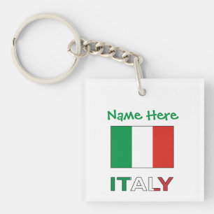 Personalisiertes Geschenk zum Tag der Italienische Schlüsselanhänger