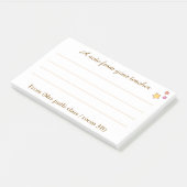 Personalisiertes Geschenk zur Lehrererkennung Post-it Klebezettel (angewinkelt)