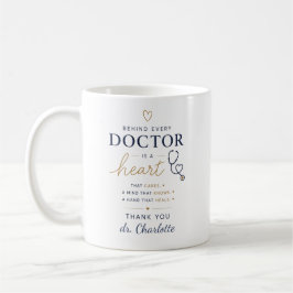 Personalisiertes Geschenk zur Würdigung des Arztes Kaffeetasse