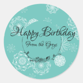 Personalisiertes Geschenketikett Runder Aufkleber