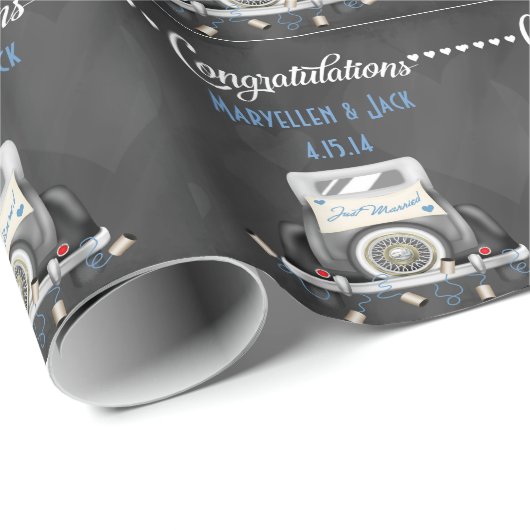 Personalisiertes Geschenkpapier (Rolleneckpunkt)