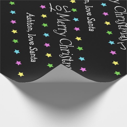 Personalisiertes Geschenkpapier (Ecke)