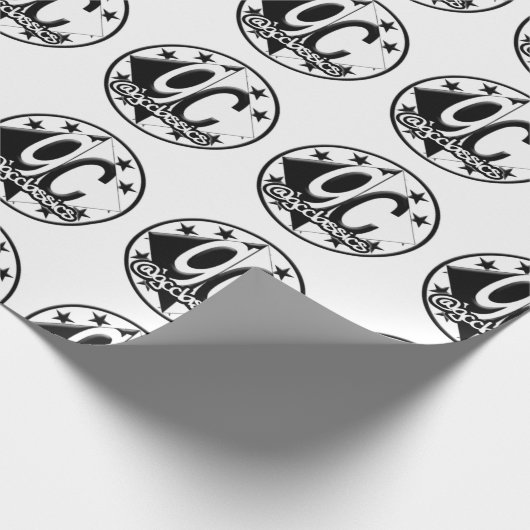 Personalisiertes Geschenkpapier (Ecke)