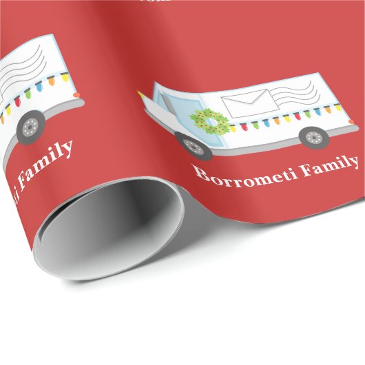 Personalisiertes Geschenkpapier (Rolleneckpunkt)