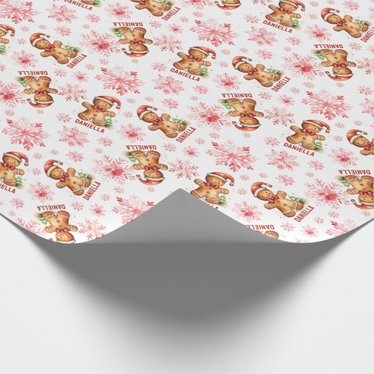 Personalisiertes Geschenkpapier (Ecke)