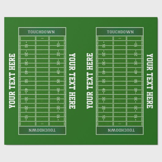 Personalisiertes Geschenkpapier (Saum)