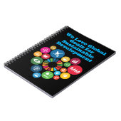 Personalisiertes Geschenkpapier Notizblock (Linke Seite)