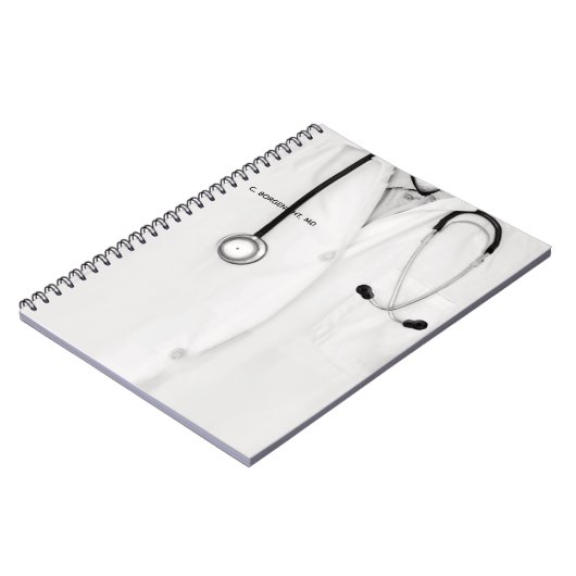 personalisiertes Geschenkpapier Notizblock (Linke Seite)