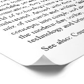 Personalisiertes Geschenkposter für den technische Poster (Ecke)