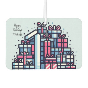 Personalisiertes Geschenkstapel-Prachtstück Autolufterfrischer