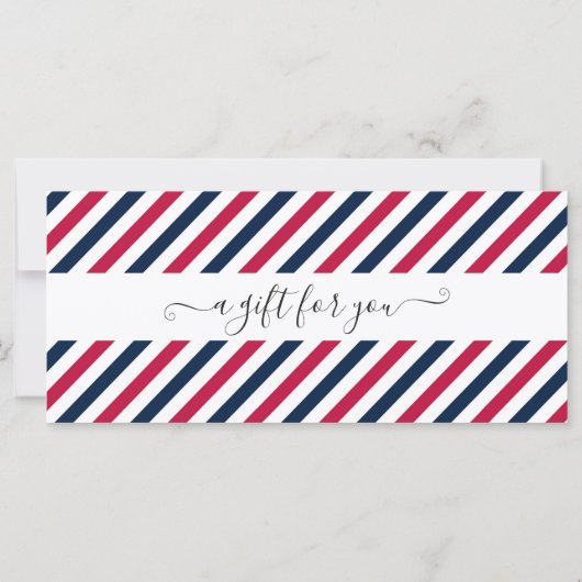 Personalisiertes Geschenkticket für das Baseball-S (Rückseite)