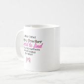 Personalisiertes Geschichtslehrer-Dankeschön-Gesch Kaffeetasse (Vorderseite Links)