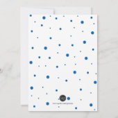 Personalisiertes Geschirr für Wasserfarben Mitteilungskarte (Rückseite)