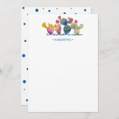 Personalisiertes Geschirr für Wasserfarben Mitteilungskarte (Vorne/Hinten)