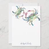 Personalisiertes Geschirr für Wasserfarben Mitteilungskarte (Vorderseite)