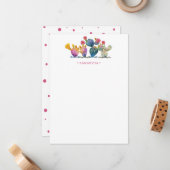 Personalisiertes Geschirr für Wasserfarben Mitteilungskarte (Vorderseite/Rückseite Beispiel)