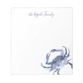 Personalisiertes Geschirr für Wasserfarben Notizblock (Vorderseite)