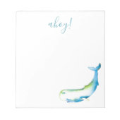 Personalisiertes Geschirr für Wasserfarben Notizblock (Vorderseite)