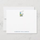 Personalisiertes Geschirr und Geschichte Dankeskarte (Vorderseite)