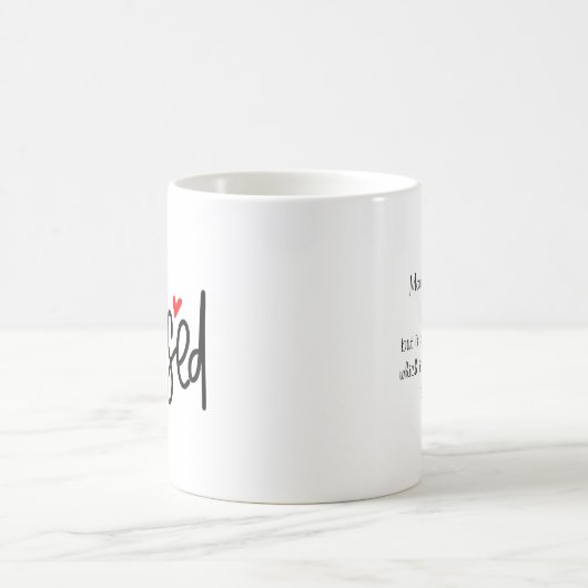 Personalisiertes gesegnetes Geschenk Kaffeetasse (Mittel)