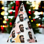 Personalisiertes Gesicht 20. 30. 40. 50. Geburtsta Partyhütchen