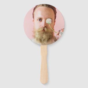 Personalisiertes Gesicht auf einem Stick Bachelore Fächer