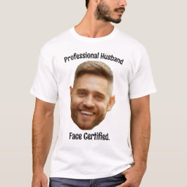 Personalisiertes Gesicht Custom Foto Funny Couple  T-Shirt