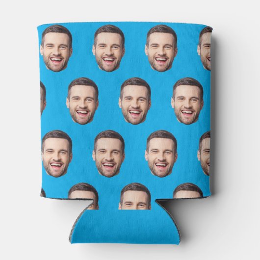 Personalisiertes Gesicht Dosenkühler (Rückseite)