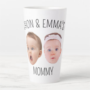 Personalisiertes Gesicht Foto Kinder, Muttertagsge Milchtasse
