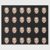 Personalisiertes Gesicht Geschenkpapier (Flach)