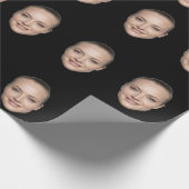 Personalisiertes Gesicht Geschenkpapier (Ecke)