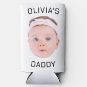 Personalisiertes Gesicht, individuelles Baby-Foto, Selters Dosenkühler (Vorderseite)