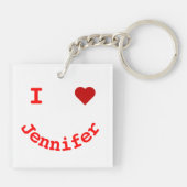 Personalisiertes Gesicht Schlüsselanhänger (Rückseite)