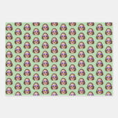 Personalisiertes Gesicht-Wrap-Papier | Personalisi Geschenkpapier Set (Vorderseite 3)