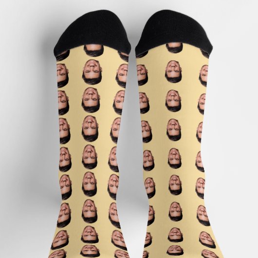 Personalisiertes Gesichtsgeschenk Socken (Oben)
