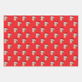 Personalisiertes Gesichtsgeschenk Wrap, Weihnachts Geschenkpapier Set (Vorderseite 3)