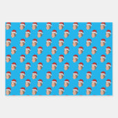 Personalisiertes Gesichtsgeschenk Wrap, Weihnachts Geschenkpapier Set (Vorderseite)