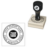 Personalisiertes, gestörtes, Vintages Round-Design Gummistempel (Stempel)