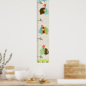 Personalisiertes gestreiftes afrikanisches Elefant Poster (Küche)