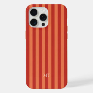 Personalisiertes gestreiftes Handyhülle Minimalist iPhone 15 Pro Max Hülle