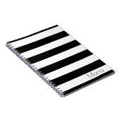 Personalisiertes gestreiftes notizblock (Rechte Seite)