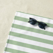Personalisiertes gestreiftes Strandtuch, benutzerd Strandtuch (Beispiel)