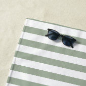 Personalisiertes gestreiftes Strandtuch, benutzerd Strandtuch (Beispiel)