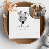 Personalisiertes Getränk für den Potcake Dog Serviette