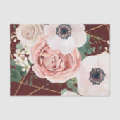 Personalisiertes Gewebe Geometrische Gartenweine Seidenpapier (Vorderseite)