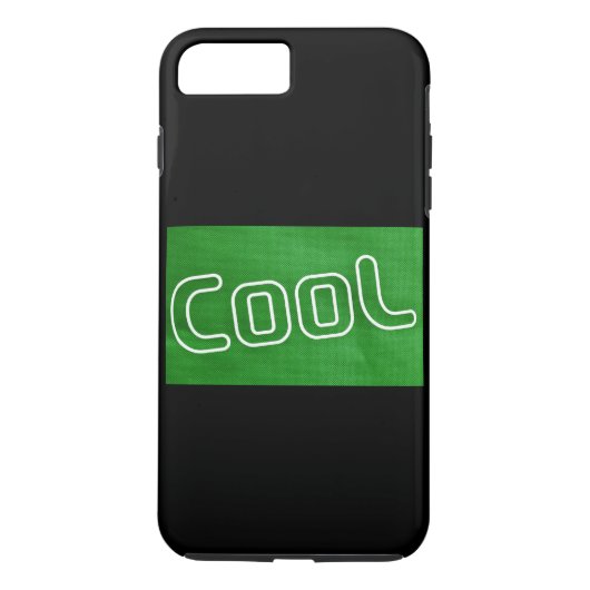 Personalisiertes Gewebe Grüntextil Cool Case-Mate iPhone Hülle (Rückseite)