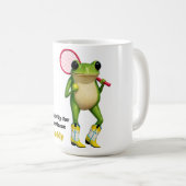 Personalisiertes Giddy Up For The Game Daddy | Eig Kaffeetasse (VorderseiteRechts)