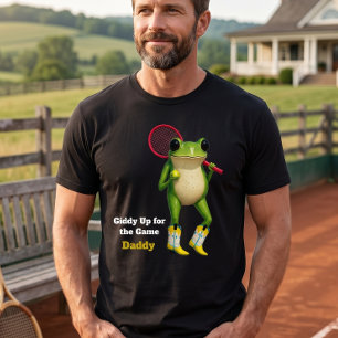 Personalisiertes Giddy Up For The Game Daddy Eig T-Shirt
