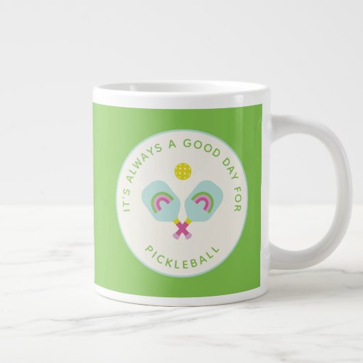 Personalisiertes Gift Rainbow Custom Jumbo-Tasse (Rechts)