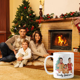 Personalisiertes Gingerbrei-Foto Kaffeetasse